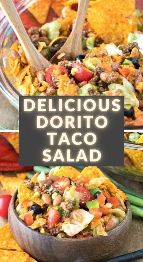 Bacon Smokies, Doritos Taco Salad, Dorito Taco Salad Recipe, Taco Salad Doritos, Doritos Taco, Coconut Cream Recipes, The Cookin Chicks, Holiday Lunch, Taco Shell