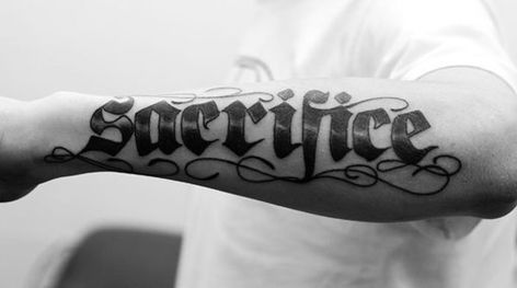 Sacrifice Tattoo Men, Sacrifice Tattoo, Sleeve Tattoos For Guys, Half Sleeve Tattoos For Guys, Half Sleeve Tattoos, The Sacrifice, Our Energy, Half Sleeve Tattoo, In Prison