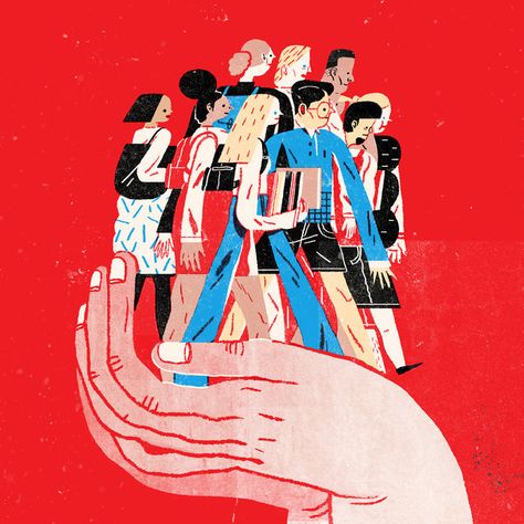 View Illustration, Affirmative Action, 캐릭터 드로잉, People Illustration, Lead The Way, Illustrations And Posters, Editorial Illustration, Teamwork, The New York Times