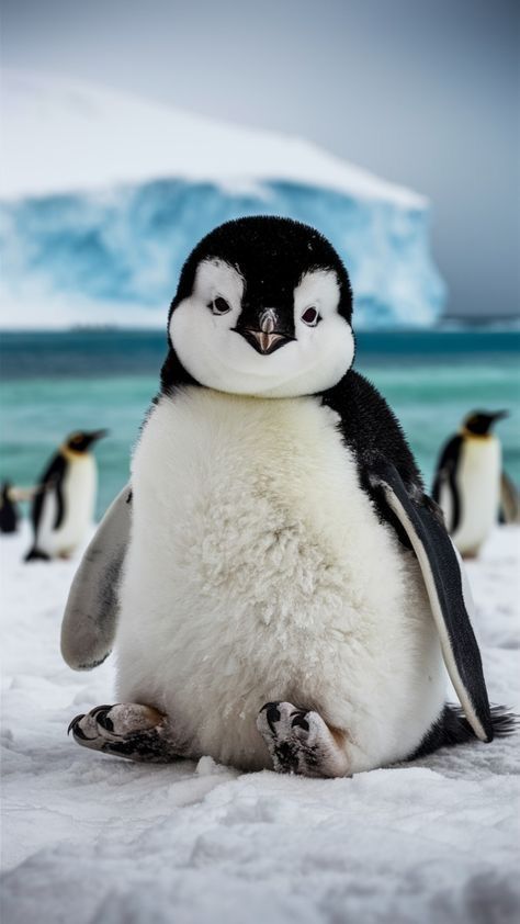 Penguin Reference, Icy Ocean, Snowy Beach, Fluffy Penguin, Types Of Penguins, Penguin Facts, Deer With Antlers, Beautiful Purple Flowers, Penguin Wallpaper