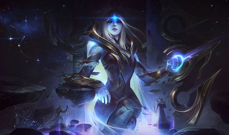 Cosmic Queen Ashe :: League of Legends (LoL) Champion Skin on MOBAFire Cosmic Queen, Ashe League Of Legends, Xin Zhao, League Legends, Lol Champions, Splash Art, Royal Court, Riot Games, Warrior Girl