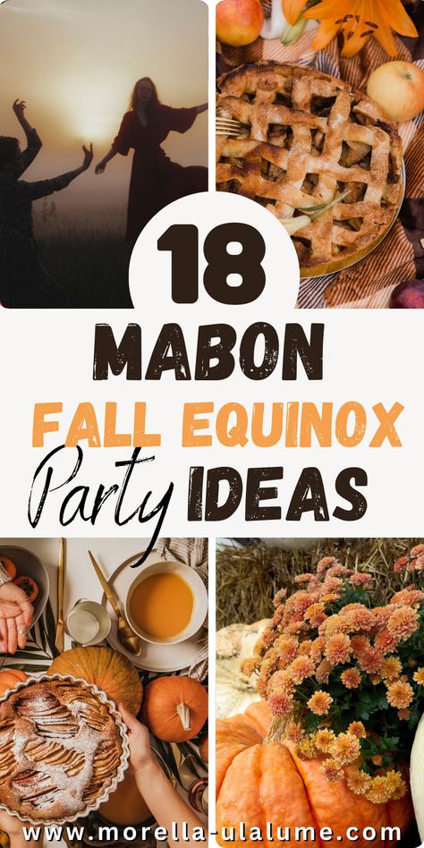 the festive time of Mabon is around the corner, it’s fall equinox and the first harvest feast in the pagan festive calendar - the wheel of the year or the sabbats. In this blog post we share ideas of how to celebrate this holiday through rituals, ceremonies and party ideas. We have ideas what decor to use, how to decorate your altar, recipes, herbs and much more Equinox Party Ideas, Equinox Party, Autumnal Equinox Celebration, Mabon Celebration, The Sabbats, Solstice Party, Origin Of Halloween, Ideas For Autumn, The Wheel Of The Year