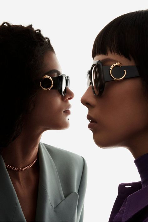 Panthère de Cartier Sunglasses for Women Cartier Sunglasses, Cartier Panthere, Precious Gift, Luxury Eyewear, Jewelry Techniques, Trending Sunglasses, Everyday Moments, Eyewear Design, Metal Style