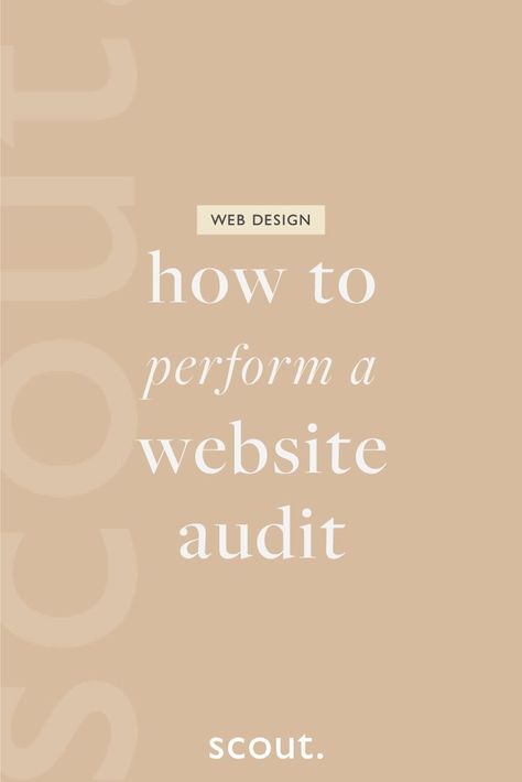 How to perform an audit on your website | A website audit is a wonderful way to evaluate the overall success of your website | scout-designco.com #websiteaudit #SEO #SEOaudit #DIYaudit #freebie #freedownload Website Audit Template, Website Audit, Scout Design, Seo Audit, Best Seo Tools, Learn Pinterest, Digital Marketing Plan, Website Tips, Power Of Social Media