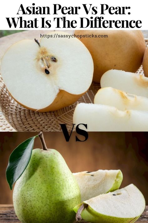 Regular pear and Asian pear share similarities, such as being a source of minerals, vitamins, etc. However, there are many differences. Recipes With Asian Pears, Asian Pears Recipes, Korean Pear, Asian Pears, Asian Pear, Asian Pear Recipes, Pear Recipes Easy, Pear Preserves, Pear Puree