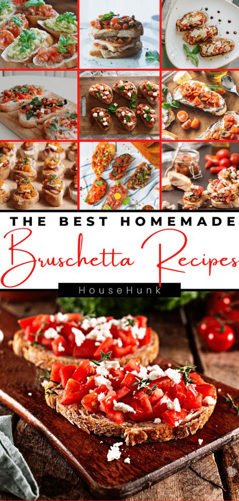 Bruschetta Board Recipe, Sundried Tomato Bruschetta, Different Bruschetta Ideas, Bruchetta Ideas, Bruschetta Appetizer Party Ideas, Bruschetta Appetizers Appetizer Ideas, Bruschetta Toast Recipe, Bruchetta Board Recipe, Wedding Bruschetta