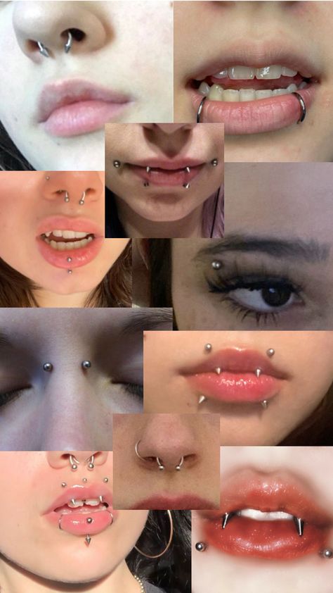 Piercing Chart, Pretty Ear Piercings, Face Piercings, Nose Piercings, Cool Piercings, Tooth Gem, Facial Piercings, Cute Piercings, Body Jewelry Piercing