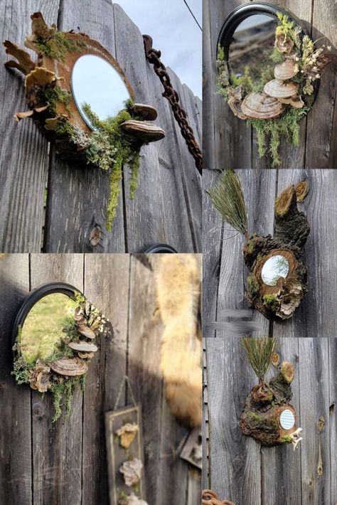 Dark Wedding Theme, Mushroom Crafts, Magic Crafts, Bone Crafts, Moss Wall Art, Bone Art, Dark Wedding, Bedroom Decor Inspiration, Fairy Garden Houses