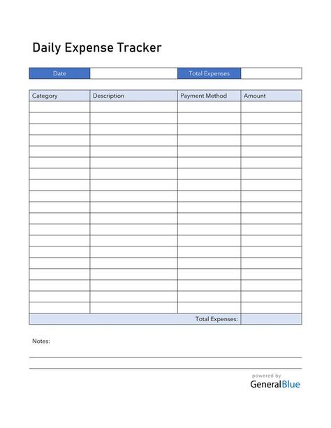 Daily Expenses Template, Daily Spending Tracker, Good Notes Daily Planner, Daily Expense Tracker, Daily Expenses, Budget Planner Free, Saving Strategies, Spending Tracker, Daily Planner Pages