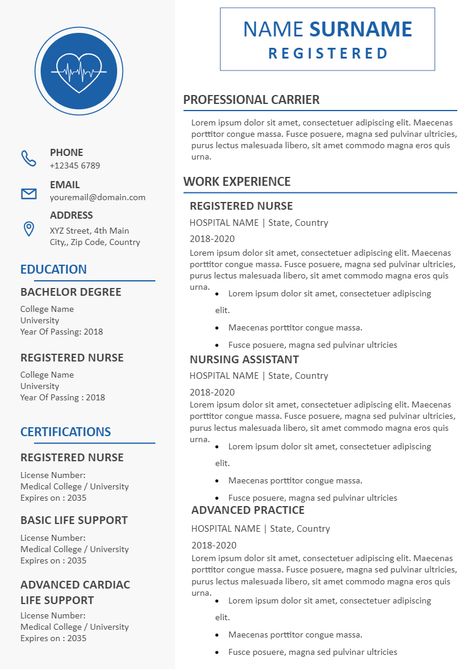 Resume For Nurses, Office Assistant Resume, Nursing Cv, Nursing Cover Letter, Medical Resume Template, Nurse Resume Template, Teas Test, Job Resume Format, Sample Resume Format