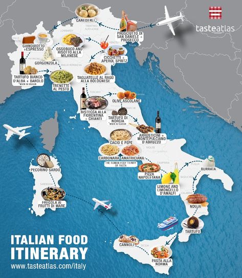 The borders are finally opening so we can travel again! Let's hope this s*** is finally over. Proposal no.1 - an Italy 🇮🇹 food trip! Check out the complete list and map of 1832 regional foods! Italia Map, Map Of Italy, Italy Trip Planning, Food Map, Regional Food, Food Trip, Holiday Travel Destinations, Tour Around The World, Cities In Italy