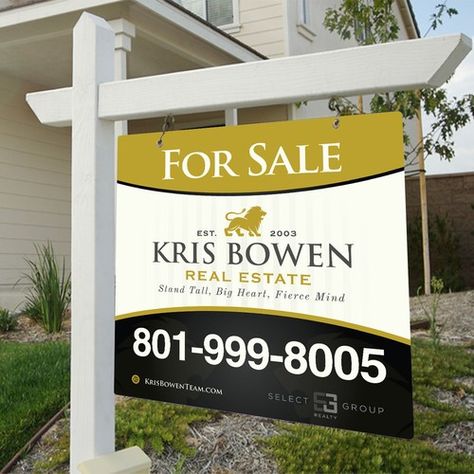 Realtor Signs, Real Estate Sign Design, Real Estate Signs, Sale Sign, Custom Signage, For Sale Sign, Big Heart, Sign Design, Flyer Design