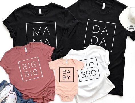 Reunion Shirts, Family Shirts Matching, Squad Shirt, Birthday Party Shirt, Big Sis, Mom Baby, Baby Svg, Fathers Day Shirts, Disney Family