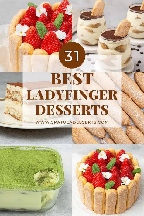 Ladyfinger Desserts, Ladyfingers Dessert, Easter Finger Food, Lady Fingers Dessert, Lady Fingers Recipe, Finger Desserts, Easy Tiramisu Recipe, Lady Finger Cookies, Desserts With Few Ingredients