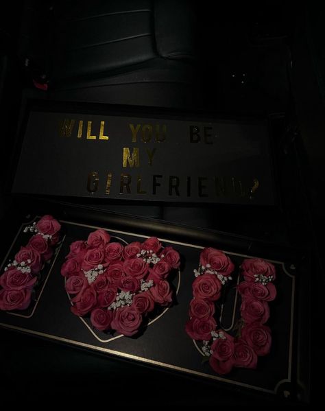 Spoiled Girlfriend Goals, Girlfriend Proposal, Spoiled Girlfriend, Will You Be My Girlfriend, Relationship Vision Board, Promise Land, Dream Vision Board, Girlfriend Goals, Glitter Roses