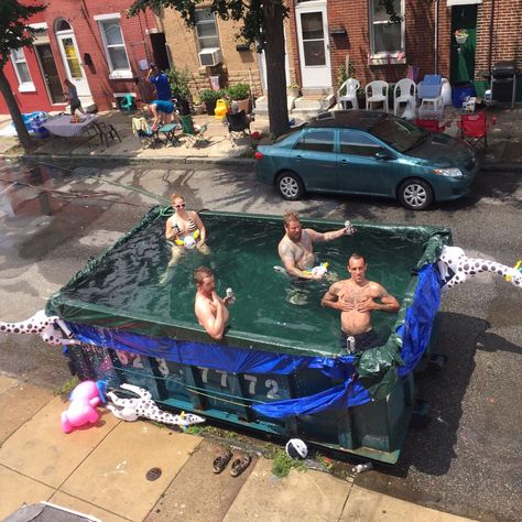 The City of Philadelphia is cracking down on... dumpster pools Dumpster Pool, Swimming Lesson Plans, City Of Philadelphia, Dumpsters, Best Bbq, Swim Lessons, Family Humor, Funny Pranks, Summer Reading