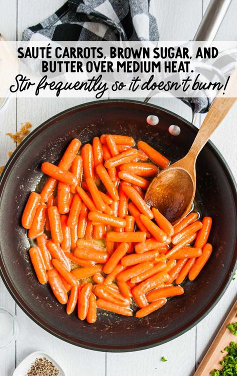 Glazed Carrots - Spaceships and Laser Beams Short Rib Dinner, Broccoli Salad Recipe Easy, Christmas Entrees, Brown Sugar Carrots, Carrot Recipes Side Dishes, Glazed Baby Carrots, Carrot Casserole, Brown Sugar Glazed Carrots, Baby Carrot Recipes