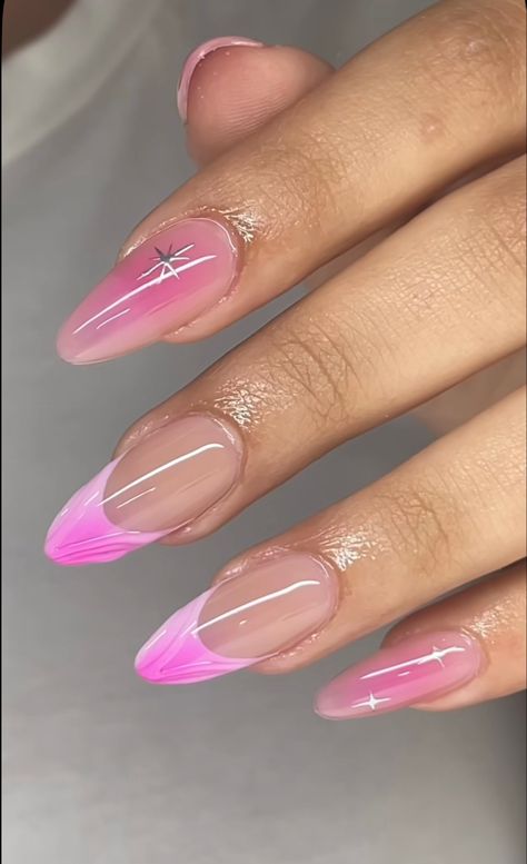 Soft Grunge Nails, Aura Nails, Purple Acrylic Nails, Drip Nails, Smink Inspiration, Grunge Nails, French Tip Acrylic Nails, Pink Aura, Almond Nails Designs