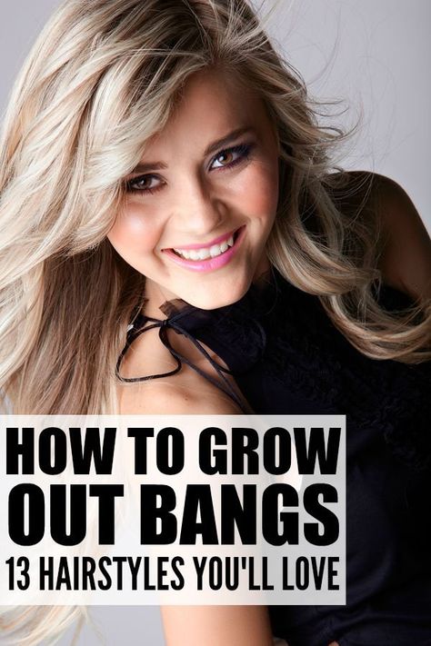 How to grow out bangs: 13 hairstyles we love Grow Out Bangs, Growing Out Fringe, Growing Out Bangs, Beyonce Hair, Growing Out Short Hair Styles, Trendy Short Haircuts, Athletic Hairstyles, Natural Hair Styles Easy, How To Style Bangs