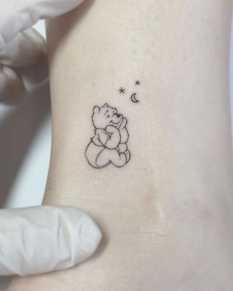 Little Tattoo Ideas, Tattoos For Women Cute, Tiny Tattoos With Meaning, Bear Tattoo Designs, Quote Tattoos Girls, Female Tattoos, Bear Tattoos, Meaningful Tattoos For Women