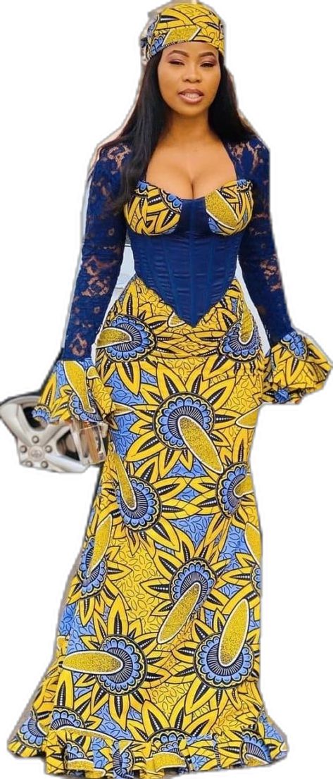 Ankara Styles For Owambe, Nigerian Traditional Dresses, Chitenge Outfits, Women Attire, Ankara Dress Designs, Stylish Naija, Modest Dresses Fashion, Long African Dresses, Ankara Dress Styles