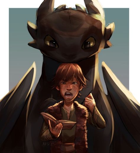 Hiccup And Toothless Fanart, Toothless Fanart, Hicks Und Astrid, Hiccup Haddock, Httyd Hiccup, Dreamworks Art, Night Fury Dragon, Httyd Art, Hiccup And Toothless