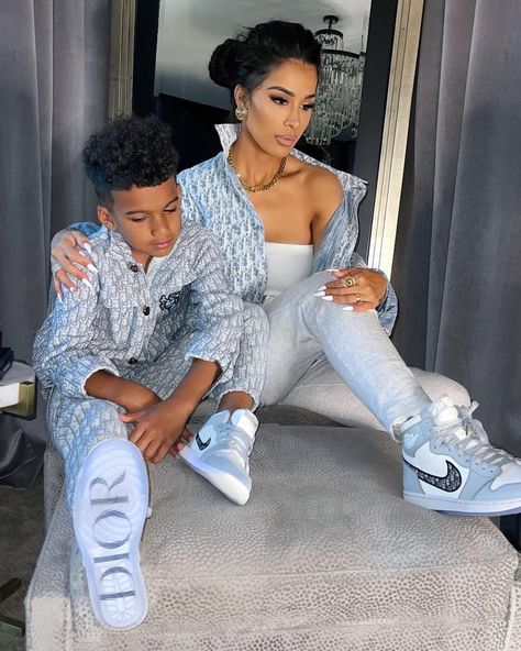 Gabby on Instagram: “The little things mean the most 🤍 #dior” Black Mommy Son Outfits, Mother Daughter Outfits Black, Mommy Goals White, Baddie Mom And Daughter, Mom And Son Matching Outfits, Baddie Mom And Son, Mother Son Matching Outfits, Mother Life, Mommy Son Outfits