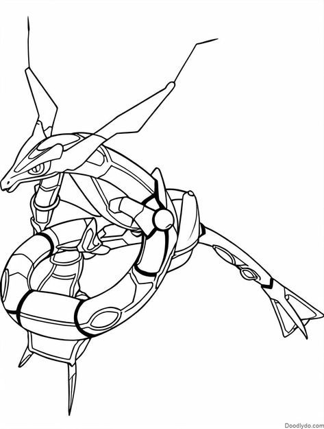 Rayquaza Coloring Page Check more at https://doodlydo.com/rayquaza-coloring-page/ Coloring Page, Coloring Pages, Quick Saves, Color, Colouring Pages