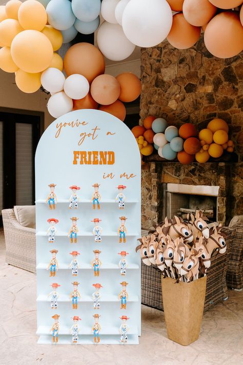 Woody Party, Magnolia Texas, Toy Story Party Decorations, Toy Story Baby, Beverage Bar, Toy Story Theme, Boy Birthday Party Themes, Rodeo Birthday, 2nd Birthday Party Themes