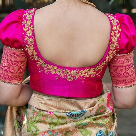 Cutwork Blouse, Blouses Designs, Blouse Ideas, Pattu Saree Blouse Designs, Saree Blouse Neck Designs, Wedding Saree Blouse Designs, Sari Blouse Designs, Silk Saree Blouse Designs, Simple Blouse Designs