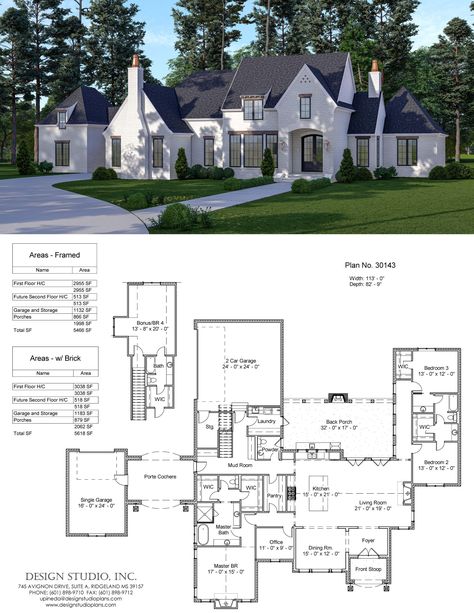 Small French Country House, Small French Country House Plans, Modern French Country House Plans, Modern French Country House, Pacific Natural, Houses Mansions, Studio House, Little House Plans, Build Inspiration