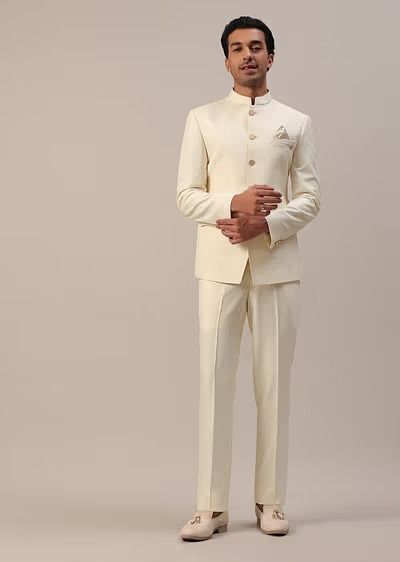 Cream White Terry Rayon Jodhpuri Suit White Jodhpuri Suit Men, White Jodhpuri, Prince Suit, Jodhpuri Suits, Historical India, Jodhpuri Suits For Men, Kids Bridal, Jodhpuri Suit, Mens Hairstyles Fade