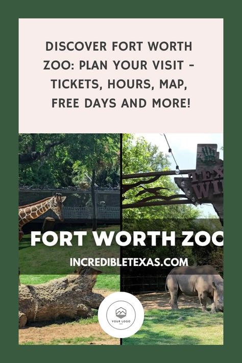 Discover Fort Worth Zoo: Plan your visit - Tickets, Hours, Map, Free Days and more! Zoo Tickets, Fort Worth Zoo, Dallas Zoo, Texas Travel Guide, Texas Beaches, Romantic Weekend Getaways, In The Zoo, Summer Destinations, Romantic Weekend