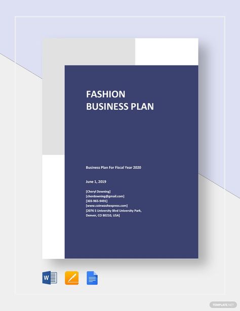 Fashion Business Plan Template Fashion Design Business, Fashion Business Plan, Business Plan Template Free, Proposal Sample, Sample Business Plan, Writing A Business Plan, Fashion Templates, Competitive Analysis, About Business