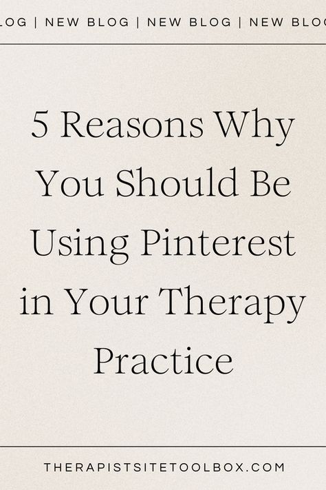 5 Reasons Why You Should Be Using Pinterest in Your Therapy Practice — Therapist Site Toolbox Therapy Practice, Therapist Marketing, Private Practice Therapy, Therapy Website, Grad Student, How To Read People, Family Therapy, Private Practice, Therapy Office