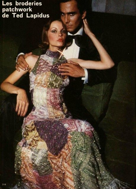 Patti Hansen, Ted Lapidus, Fashion 1970s, 60s 70s Fashion, Fashion 70s, Lauren Hutton, Disco Dress, 1970s Dresses, Vintage Fashion Photography