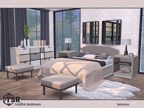 The Sims Resource - Laura Bedroom Sims 4 Cc Sims Resource Beds, The Sims 4 Cc Home Furniture, Sims 4 Cc Master Room, Sims 4 Cc Furniture Modern Bedroom, Sims 4 Cc Parents Bedroom, Sims 4 Cc Decor Bedroom, The Sims Resource Sims 4 Furniture Bedroom, Sims Parents Bedroom, The Sims 4 Cc Resource Bedroom