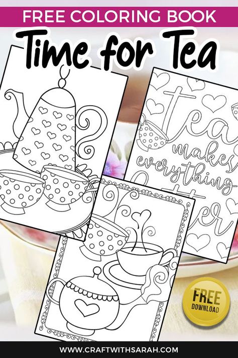 Free tea party colouring pages. Download this vintage tea set coloring page collection today! #coloring #coloringpages Tea Party Colouring Pages, Classroom Tea Party Ideas, Tea For Three Birthday Party Decorations, Tea Cup Coloring Page, Teacup Coloring Pages, Free Tea Party Printables, Classroom Tea Party, Tea Party Coloring Pages Free Printable, Tea Pot Coloring Page