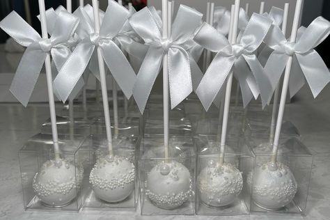 Check out one of our most recent orders😝 These beautiful cake pops were decorated for a wonderful wedding celebration. They were customized to order and handmade with lots of love and care. 🩷 Order yours today by sending us a DM or email for further inquiries🫶🏻 #cakepops #cakepop #homemade #handmade #custom #bridalshower #wedding #bride #sweets #dessert #desserttable #delicious #love #trending #desserts #chocolate #lovely #explore #explorepage #dm #follow #oakville Wedding Cake Pops Favors, Cake Pop Favors, Trending Desserts, Wedding Cake Pops, Bakers Gonna Bake, Desserts Chocolate, Beautiful Cake, Cake Pop, Wedding Party Favors