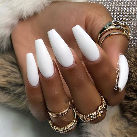 Nails On Black Women, Tammy Taylor Nails, White Acrylic Nails, Acrylic Nails Coffin Pink, Ballerina Nails, Bling Acrylic Nails, Summer Acrylic Nails, Pink Acrylic Nails, Fire Nails