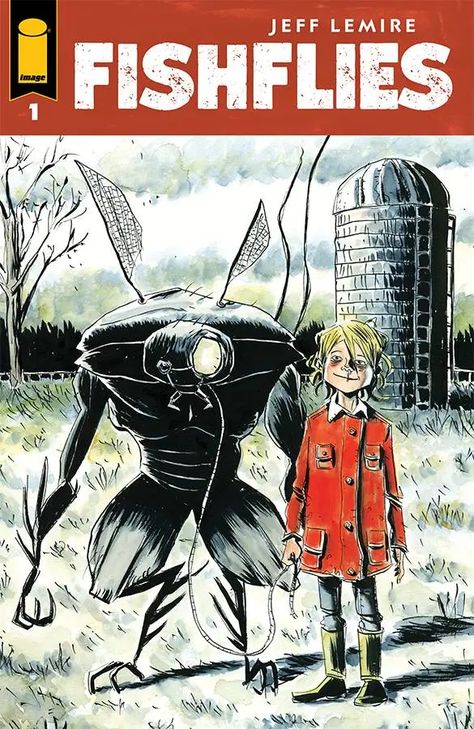 Fishflies #1 Jeff Lemire, Horror Comic, The Wednesday, Fox Home, Lonely Girl, Farm Boys, Black Actors, The Bug, Dark Horse Comics