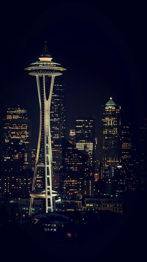 T Reverse Kate Stewart, Seattle Wallpaper, Today Tonight Tomorrow, Seattle Aesthetic, City Skyline Night, City Wallpapers, Seattle Space Needle, Kate Stewart, Seattle Trip