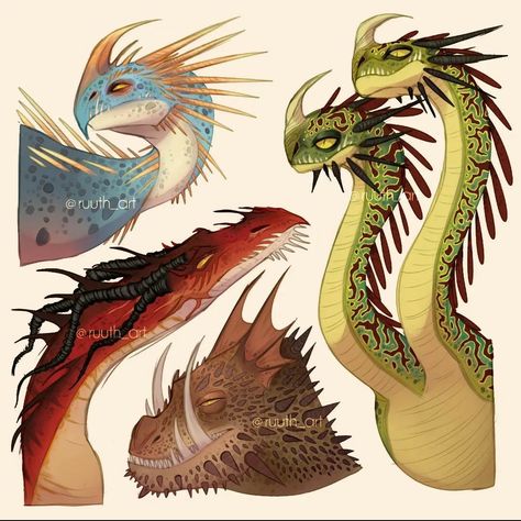 Monster Verse, Httyd Art, Wings Of Fire Dragons, Train Dragon, Dragon Series, Dreamworks Dragons, Dragon Sketch, Httyd Dragons, Creature Drawings