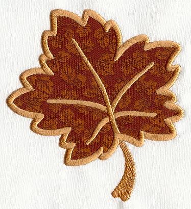 Falling Leaves 3 (Applique) design (Y3120) from www.Emblibrary.com Crown Pictures, Beginning Quilting, Picture Quilts, Applique Quilting, Tracing Paper, Embroidery Suits Design, Applique Embroidery, Falling Leaves, Applique Fabric