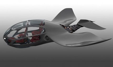 “Bionic” is a 4-Place Electric Powered Submarine Concept (Designed by: Tamas Nyilanszky, Bianac Busetti, Mathias Mayrhofer, Niklas Wagne) (01) Jet Privé, Amphibious Vehicle, Future Transportation, Cool Boats, Flying Car, Jetski, Concept Ships, Yacht Boat, Boat Design