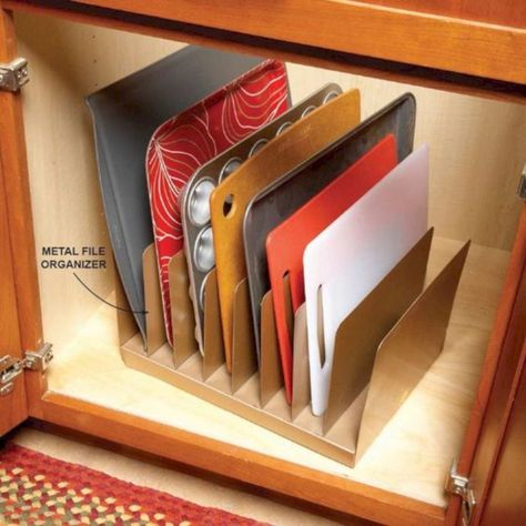 RV kitchen Under Cabinet Drawers, Inside Cabinets, Kitchen Organization Diy, Organisation Hacks, Shelf Liner, Sink Storage, Kitchen Cabinet Organization, Family Handyman, Cabinet Organization