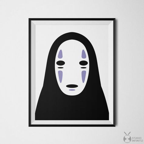 Mask Printable, Chibi Manga, Descendants Party, Art Journal Therapy, Small Canvas Art, Masks Art, No Face, Cowboy Bebop, Hayao Miyazaki