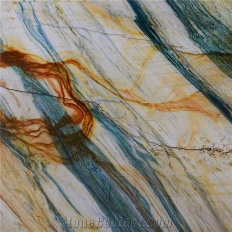 Portomare Quartzite Kitchen, Portomare Quartzite, Quartzite Kitchen Island, Blue Quartzite, Stairs Window, Window Sills, Deep Blue Color, Kitchen Fittings, Wall Cladding