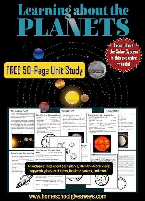 Solar System Unit Study, Homeschool Astronomy, Solar System Unit, Space Unit, Space Activities, 4th Grade Science, Earth And Space Science, 6th Grade Science, Science Themes