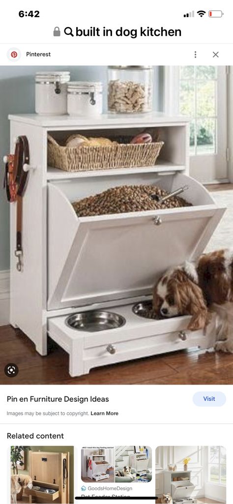 Storage Bins Diy, Boy Toy Storage, Food Storage Shelves, Toy Room Organization, Pet Station, Small Pantry Organization, Dog House Diy, Pet Food Storage, Appliances Storage